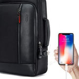 Intelligent Enlarger Backpack and Anti-Theft Laptop Rucksack with USB Charging