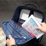 Intelligent Enlarger Backpack and Anti-Theft Laptop Rucksack with USB Charging